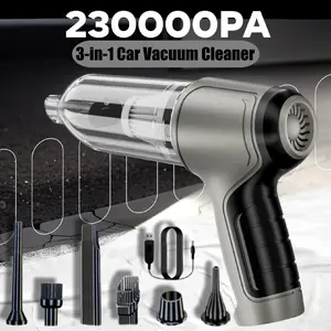 Car Vacuum Cleaner, Strong Suction, Mini Machine Wireless Portable, Handhled Blower Machine, vacuum bag pumping