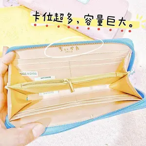 Kawaii Anime Chiikawa Usagi Hachiware Wallet Travel Card Holder Go Out Cartoon Portable Zipper Various Styles Holiday Gifts