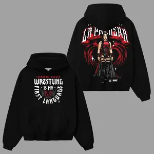 WWE Red Stephanie Vaquer T-Shirt, Hoodie 100% Premium Cotton S-5XL American-Made Soft Relaxed Fit Pre-Washed Classic Look Menswear Oversized Apparel
