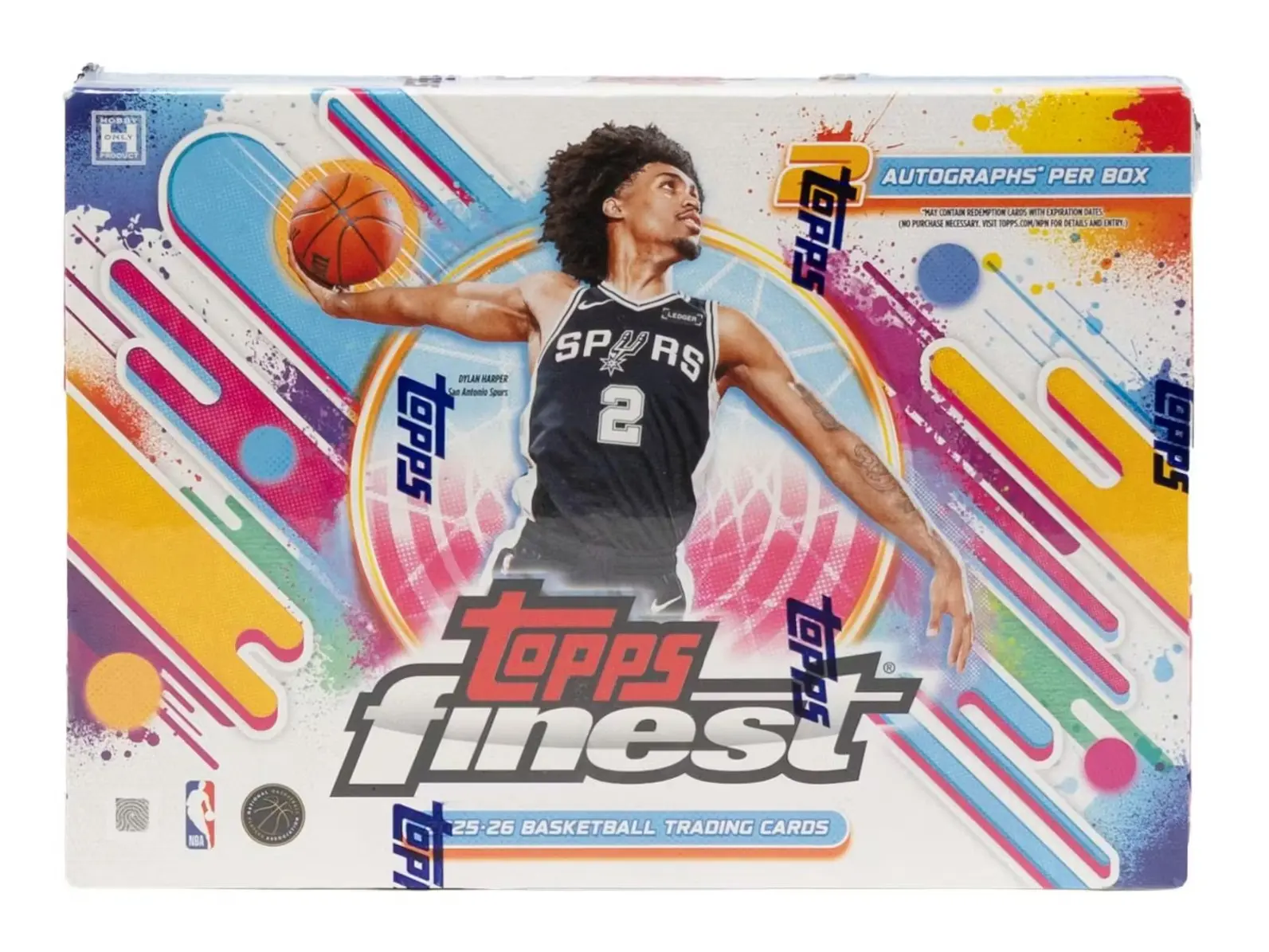 2025/26 Topps Finest Basketball Hobby Box 2025/26 Topps Finest Basketball Hobby Box