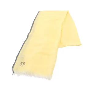 Pre-owned HERMÈS Cotton Small Leather Goods Hermes NAOSHIMA Stole