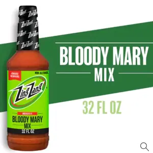 Zing Zang Bloody Mary Mix Drink, 32oz Beverage Bottle