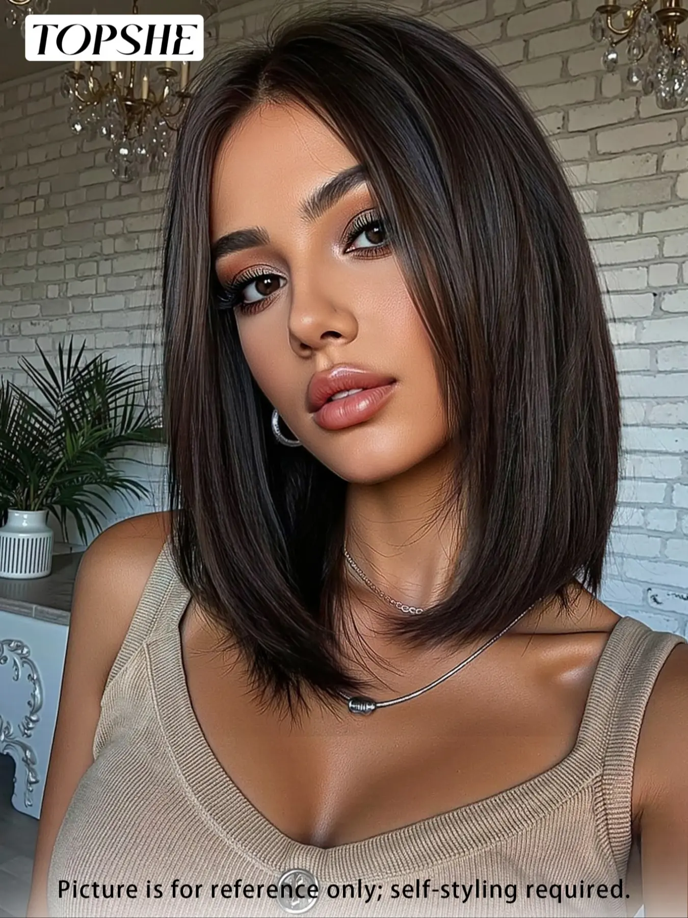 layered cut medium length - TikTok Shop