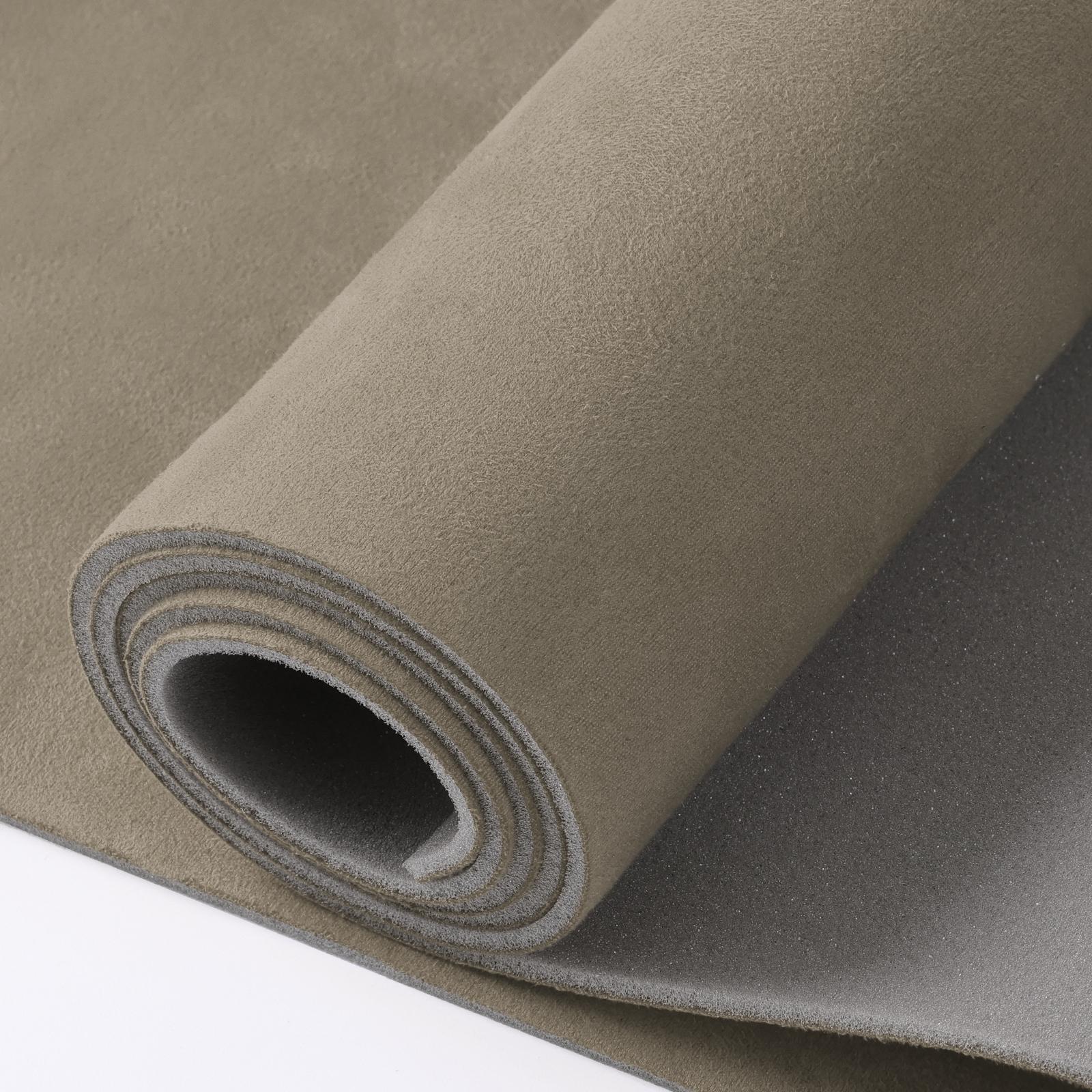 Suede Headliner 3mm Foam Fabric By Yard Ceiling with Backing Synthetic Upholstery Auto Car Roof Door Panels Liner Repair Replacement Boat Interior Refurbishment Renovation Trunk Dashboard  Durable Material