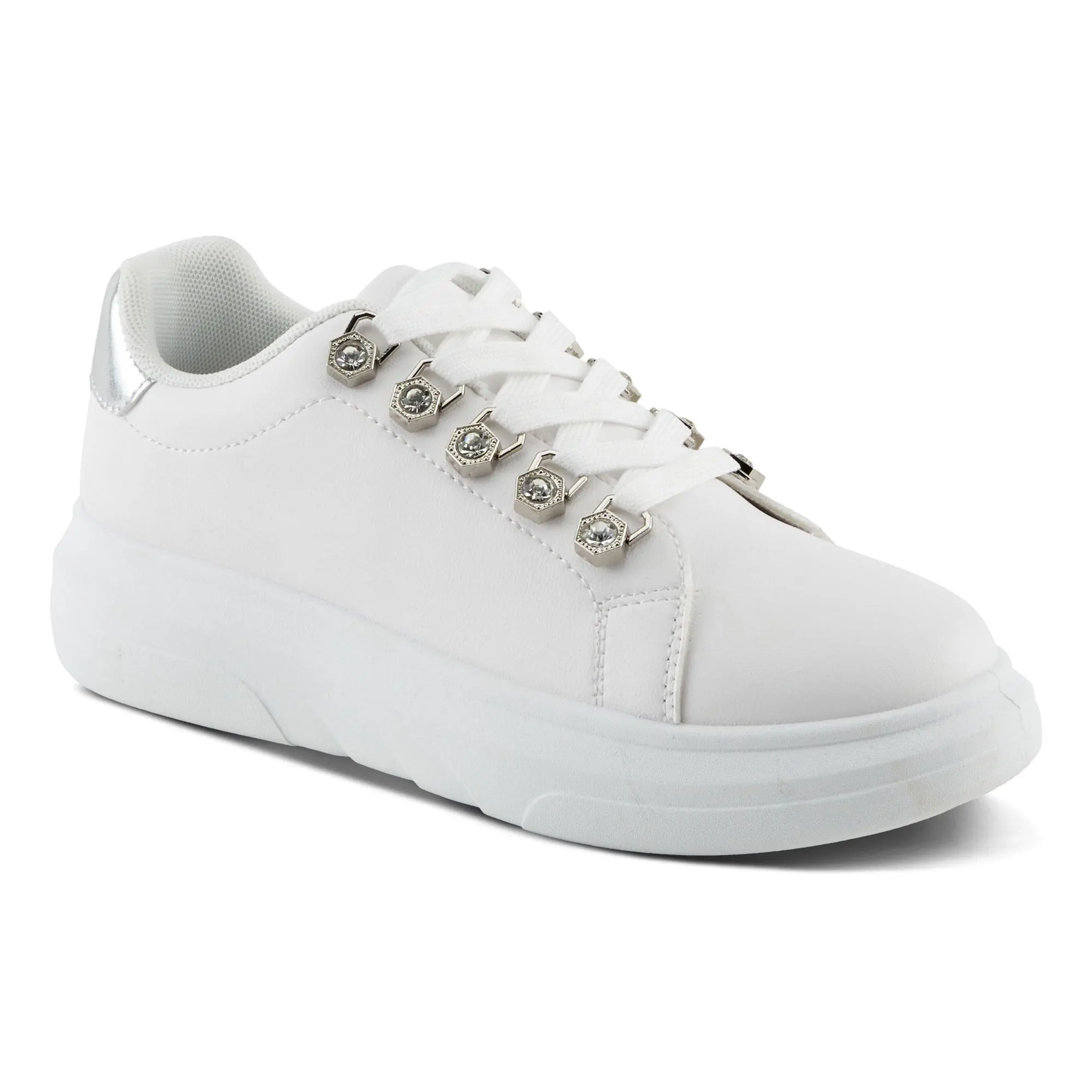 Patrizia by Spring Step Crystal Lace-Up Sneakers - Leontine