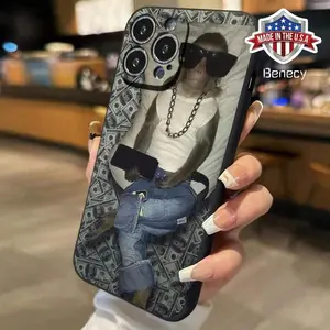 Cute Monkey Pattern Phone Case, Decorative Phone Protector Cover, Phone Compatible with iPhone 11 12 13 14 15 16 Pro Max/Pro/Plus Protective Protection Shockproof Smartphone