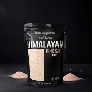 100% Organic Himalayan Pink Salt – Pure, Mineral-Rich Fine Grind for Cooking & Health | 2.2 lb Bag