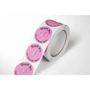 Lightning Bolt Thank You Stickers - 500 Count
