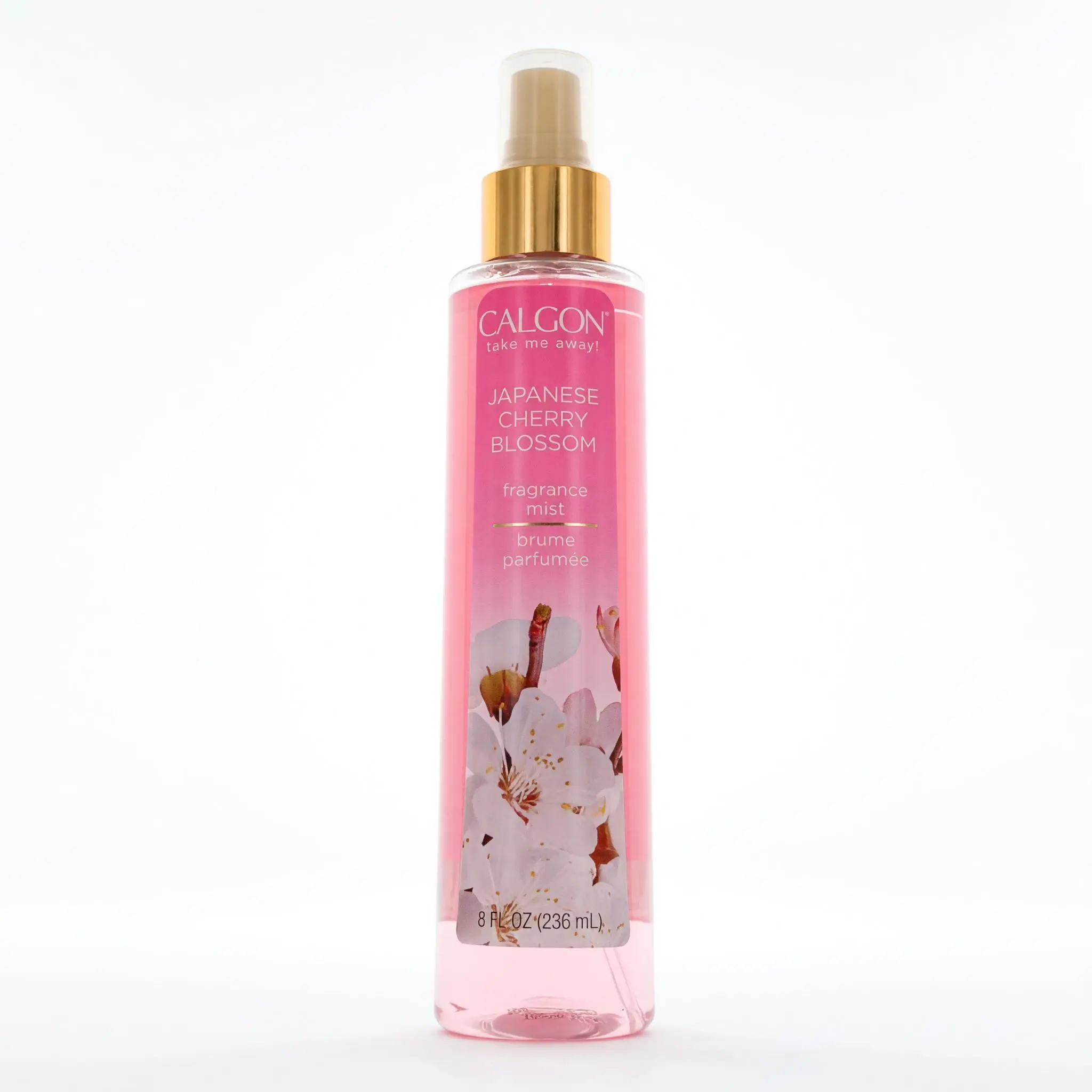Calgon Japanese Cherry Blossom by Coty Women's Clean Girl Perfume - 8 fl oz Easy-Apply Body Mist for Dating, Smelling Good