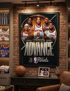 New York Knicks 2026 NBA Finals Poster - No Frame, Championship Team Poster, Basketball Fan Decor, Knicks Finals