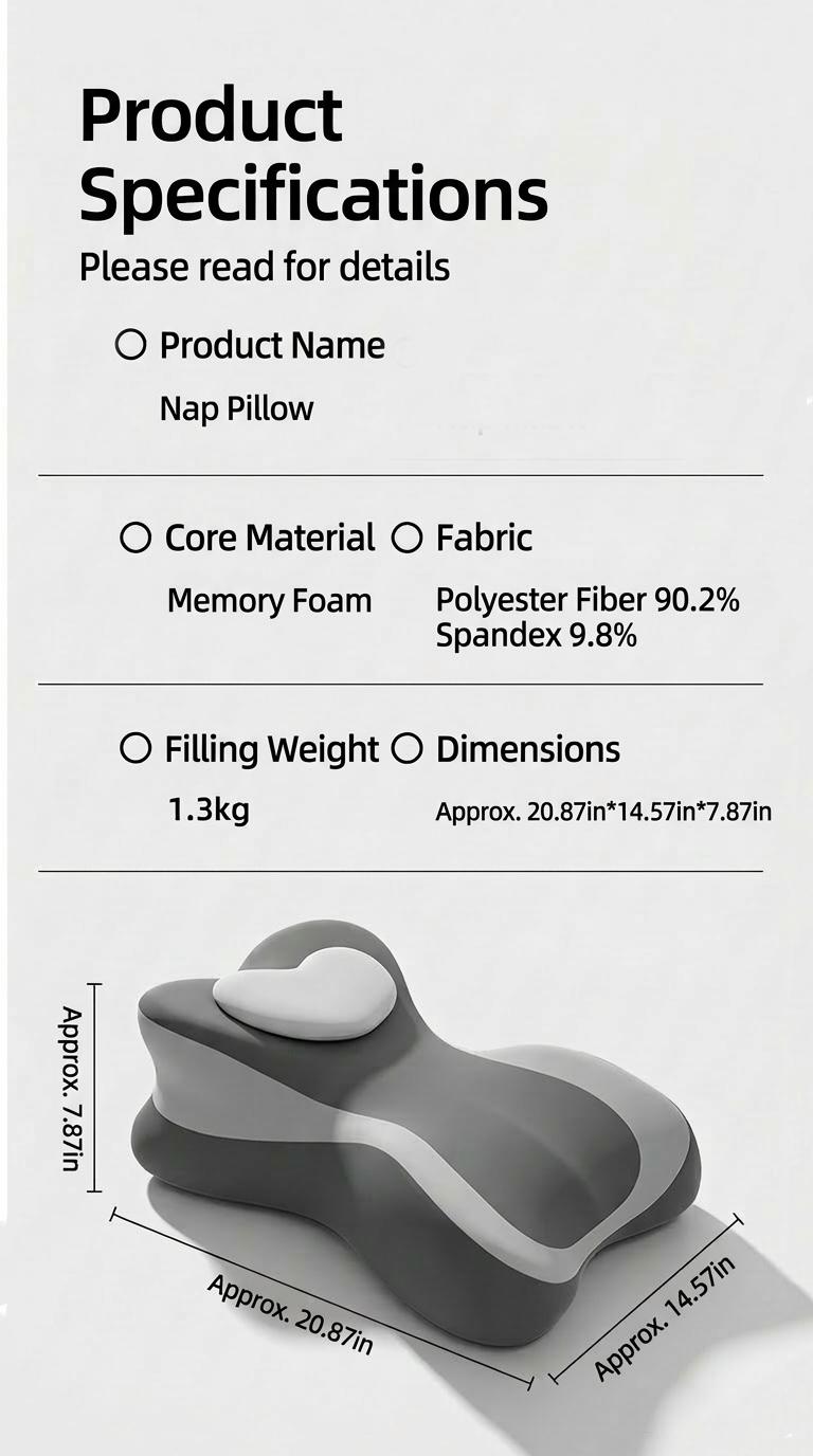 Ergonomic Face Down Bed Pillow - Cooling Memory Foam Cushion with Firm Memory Foam Cushioning, Adjustable Neck Supportive Bolster for Reading, Phone Use, Machine Washable,back to school,back to school shopping,home decor Ergonomic Face Down Bed Pillow - Cooling Memory Foam Cushion with Firm Memory Foam Cushioning, Adjustable Neck Supportive Bolster for Reading, Phone Use, Machine Washable,back to school,back to school shopping,home decor