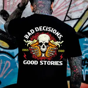 Bad Decisions Good Stories, Baby Boomer T-Shirt – boomer humor, party past tee