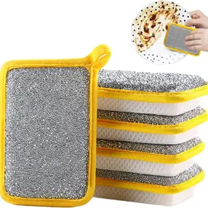 5/10/20 Pcs Washing up Sponge, Dish Sponges, Double Sided Kitchen Dishcloth, Multi-Purpose Absorbent Sponge, Bowl Dish Cleaning Pad Scrubber,Kitchen Dishwashing Cleaning Tool
