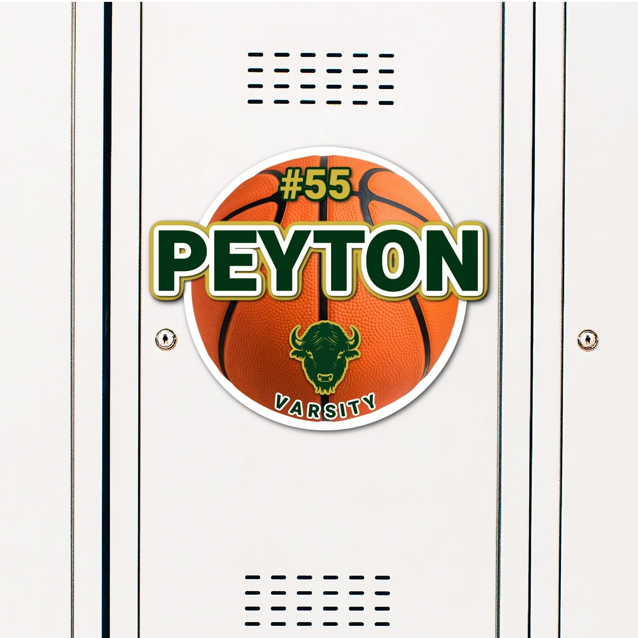 Basketball Ball Locker Decoration