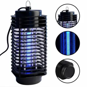 2/4PCS Insect Zapper Lamp – Attracts & Instantly Kills Flying Pests | 0.27" Safety Grid Protects Kids & Pets | Easy Clean Hidden Tray | USB Powered