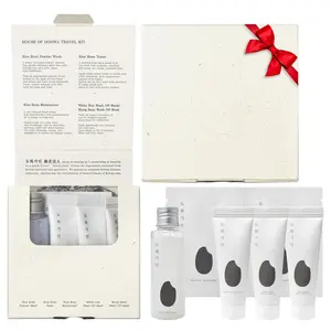 House of Dohwa Travel Kit l Essential TSA Friendly Skincare Sample Set l Gentle Exfoliating Cleanser, Hydrating Toner, Moisturising Cream, 2 Wash Off Masks, Holiday Essential - Product of Korea