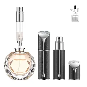 Travalo AQUA Refillable Perfume Atomizer, 5ml Travel Perfume Bottle with Easy Bottom Refill, Leak-Proof Mini Cologne Sprayer, TSA-Approved Pocket Fragrance Spray for Women & Men,1 Piece