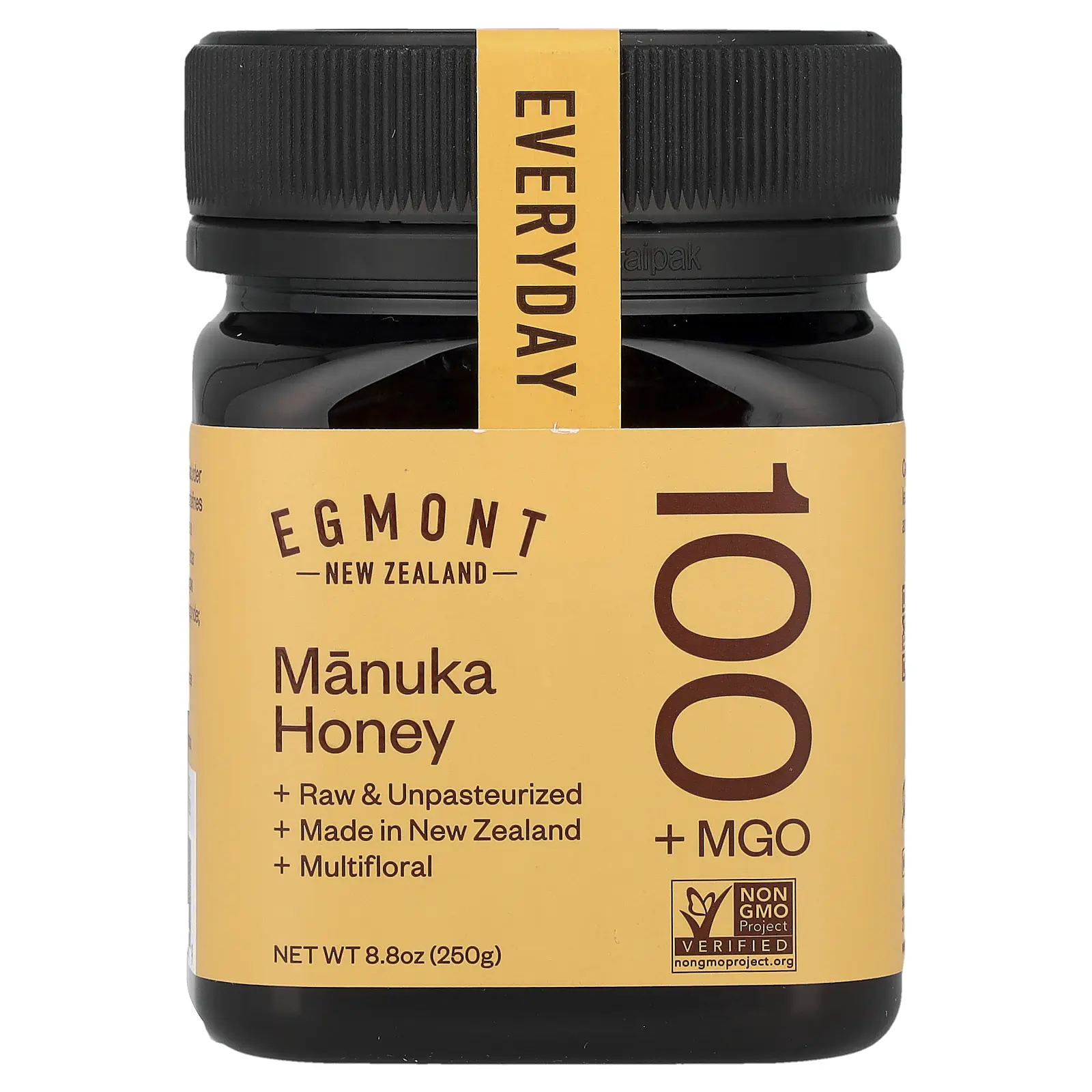 Egmont Honey Manuka Honey, Raw & Unpasteurized, MGO 100+, 8.8 oz (250 g) Egmont Honey Manuka Honey, Raw & Unpasteurized, MGO 100+, 8.8 oz (250 g)