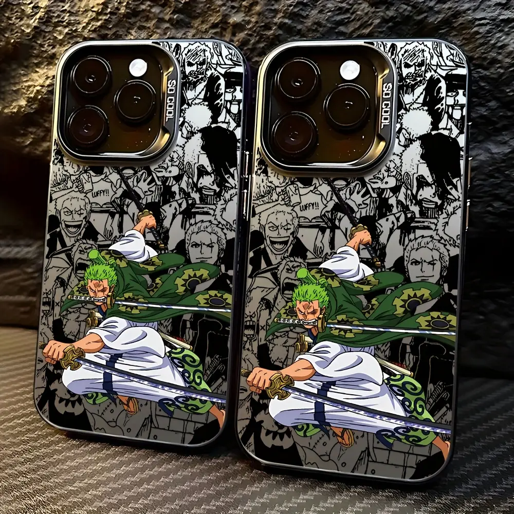 Cartoon Anime One Roronoa Zoro Phone Case for iPhone 17 16e 16 15