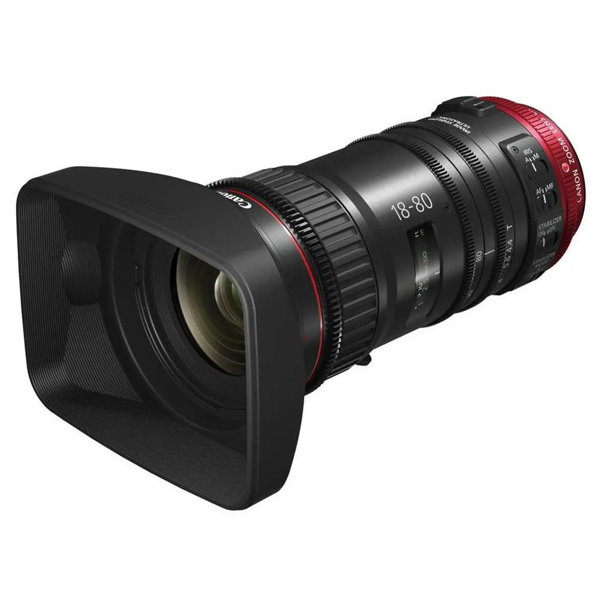 Canon CN-E 18-80mm T4.4 Smooth Compact-Servo Cinema Lens, Canon EF Mount for Cameras & Photography