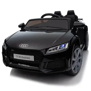 Hikiddo Electric Car for Kids, LicensedAudi 24V/12V Kids Ride on Car Toy for Toddlers with Remote, Bluetooth