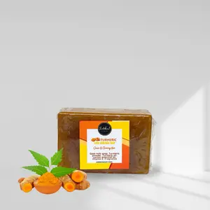 Cherichout Even Skin Turmeric - Soap for a natural glow. Nourishing, gentle for daily use cleanser. Body care