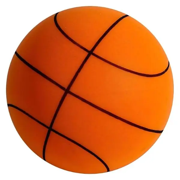 Compressed 7 Inch High Density Foam Basketball - Low Noise Indoor Training Ball - Practical Silent Ball for Indoor Activities - Perfect Birthday or School Gift
