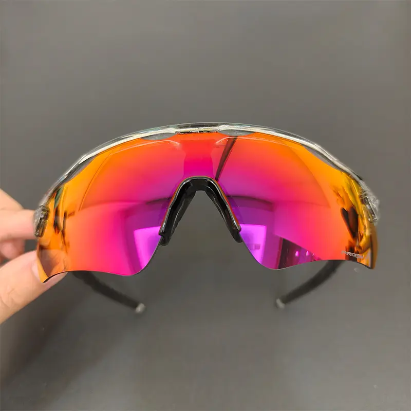 Radar-A2-Transparent Frame / Purple-red lens