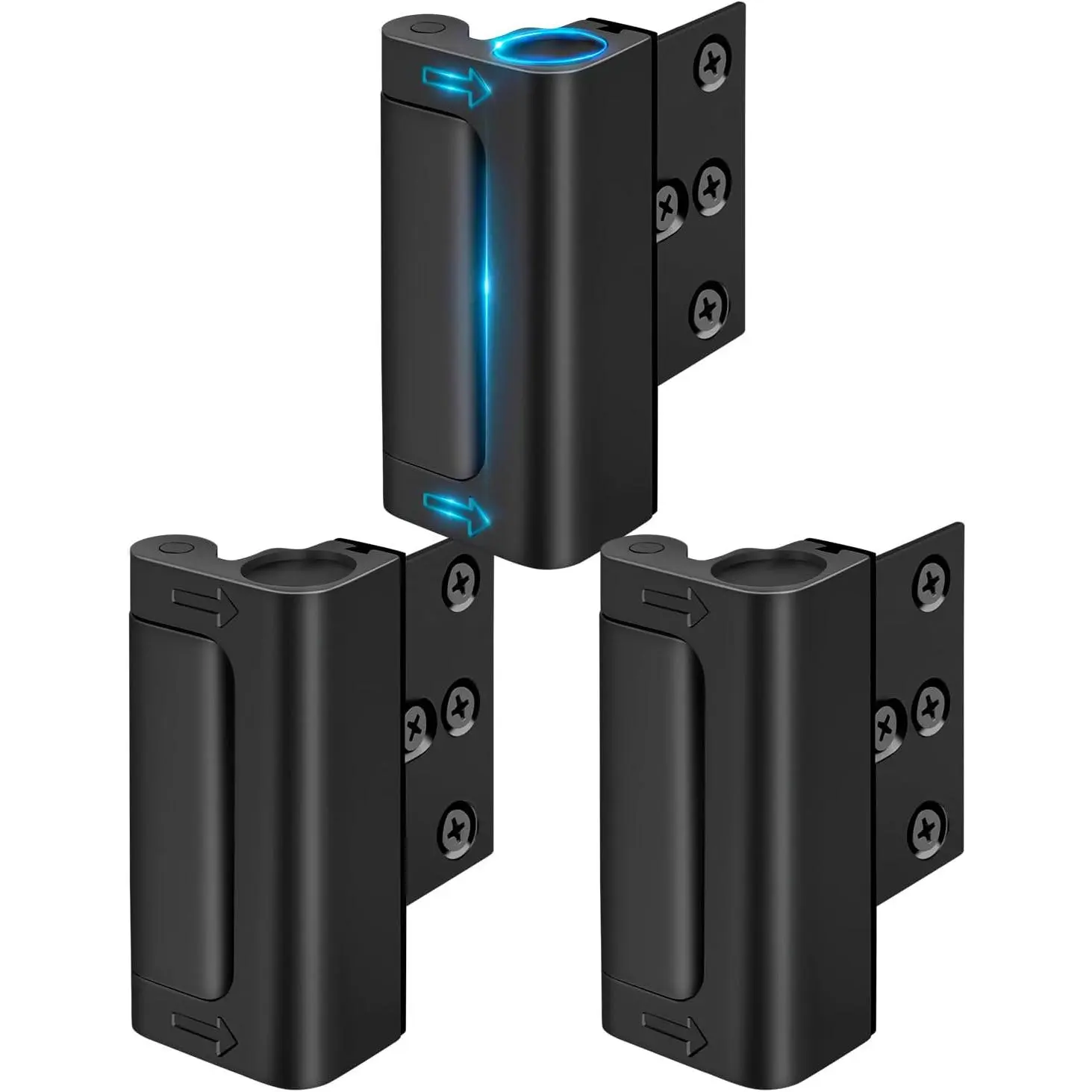 Home  Door Reinforcement Lock -  Proof Door Locks for Front Door  Safety Lock High Door Locks for  Safety Withstand 800 lbs Top Flip Door Latch Lock for Inward Swinging Door