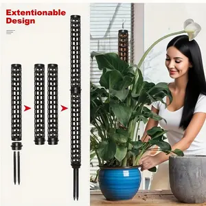 8pcs Connectable Moss Column Plant Support Sticks, Bamboo Back Support Rods, Vine Climbing Pole, Plant Climbing Frame