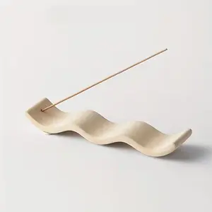 Japanese-Style Modern Minimalist Ceramic Incense Holder, Indoor Home Use, Creative Incense Base, Stick Incense Holder, Decorative Tabletop Ornament