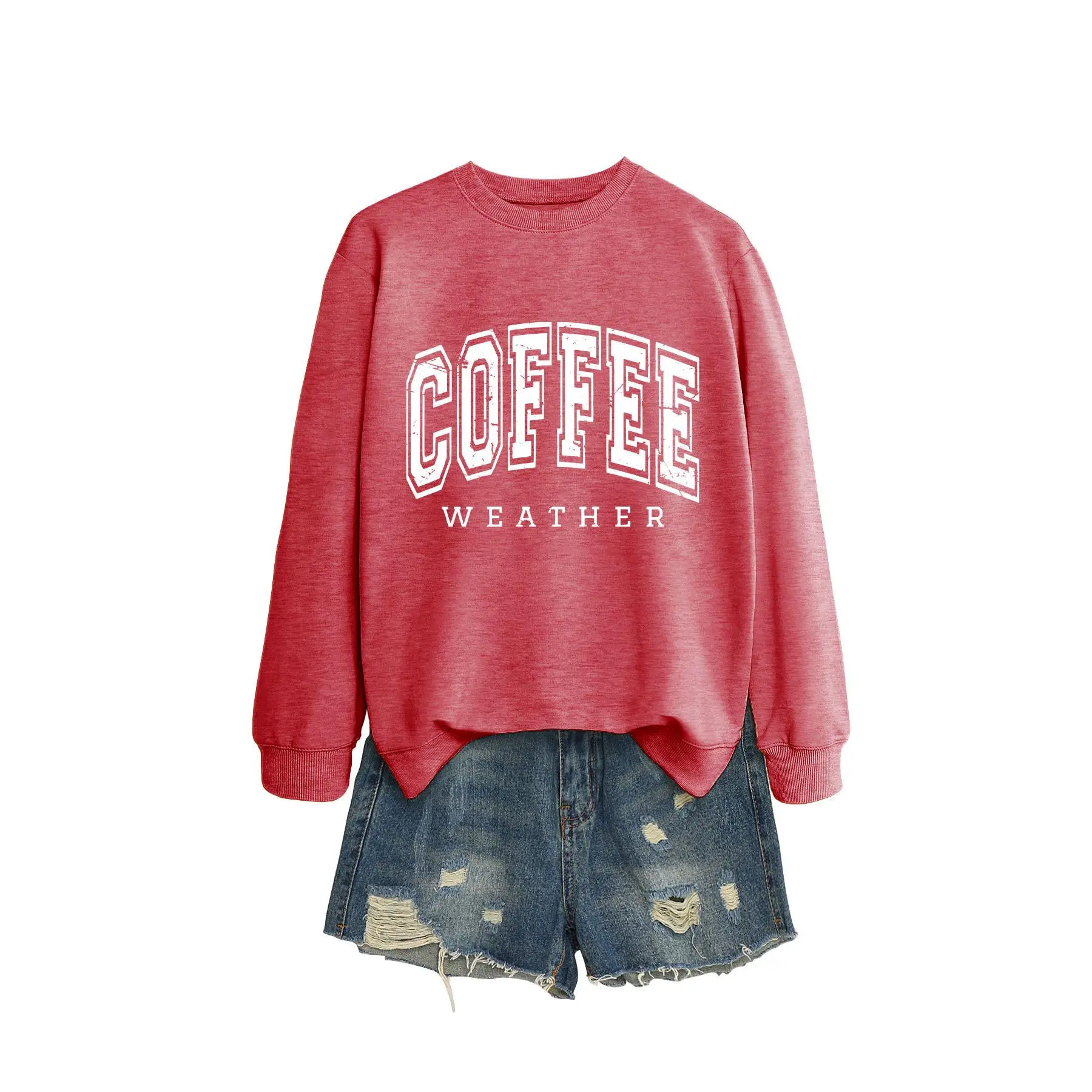 Red hoodie (white lettered picture)