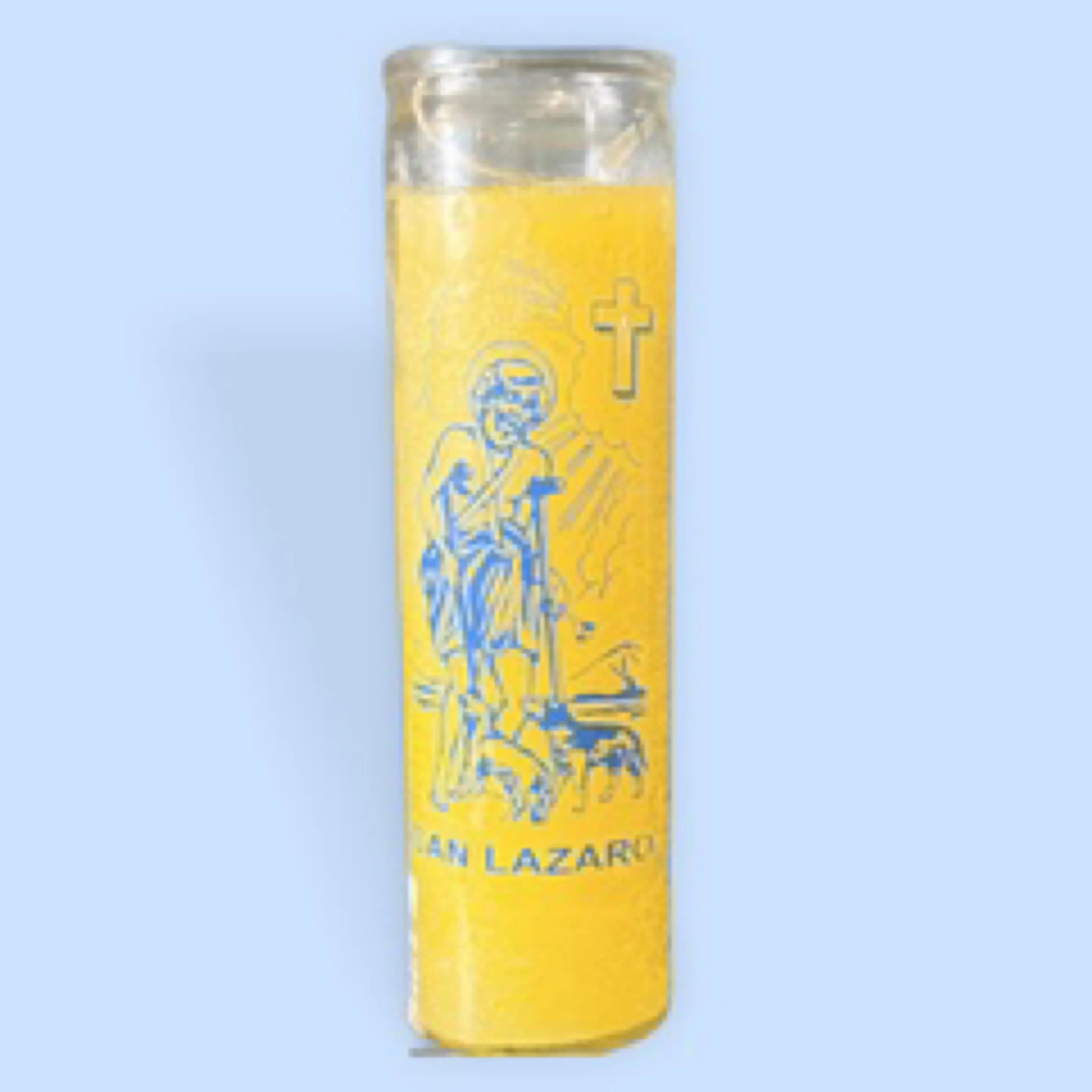 Candle San Lázaro yellow Candle San Lázaro yellow