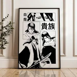 Byakuya Kuchiki Bleach Poster, Bleach Wall Art