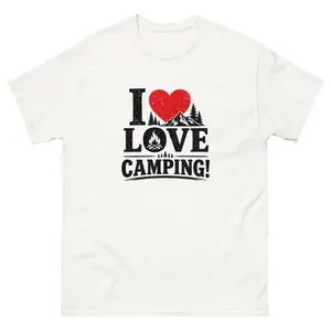 I LOVE CAMPING Unisex Tee