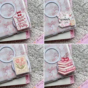 Kindle Girlie MagSafe Phone Grip for Kindle - Magnetic Pop Socket & Kickstand - Coquette Reader Accessory