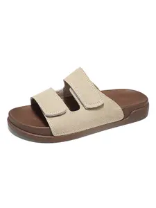 Men's Casual Sandals, Summer Outdoor Anti-Slip Beach Shoes, Fashion Youth Breathable Comfort Multifunctional Trendy Flip Flops