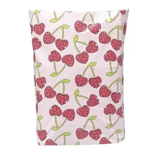 Disco Cherry Poly Mailers Size 14.5x19x4 Gusseted Shipping Bags
