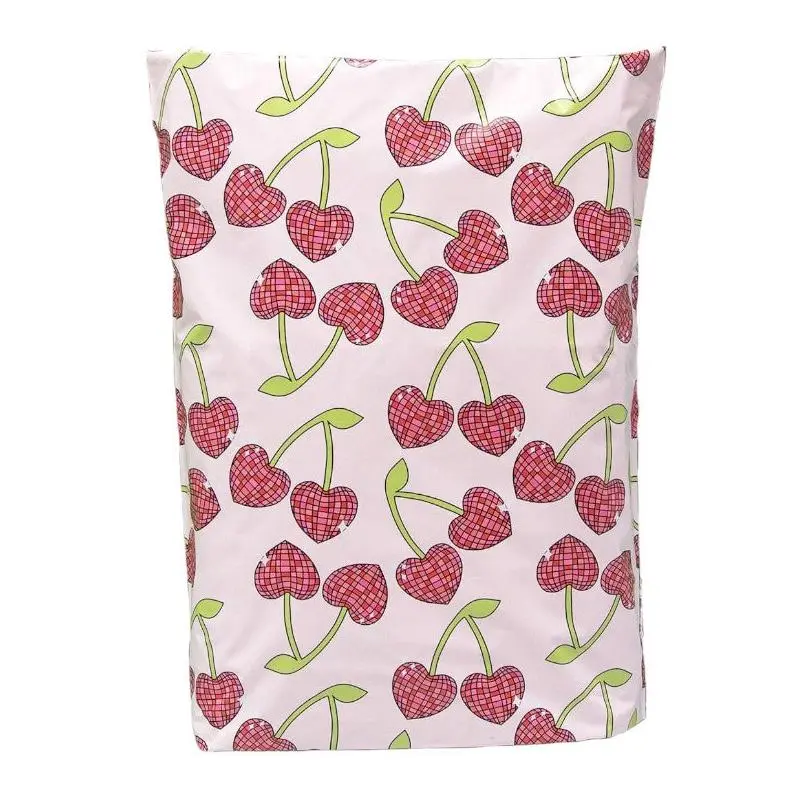 Disco Cherry Poly Mailers Size 14.5x19x4 Gusseted Shipping Bags