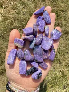 Charoite Tumbled Stone (Grade AA) - Polished Charoite Crystal