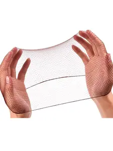 Invisible Hair Nets for Women & Men  Pack of 20 Elastic 12" Mesh Hair Net for Buns, Long Hair & Short Hair - Hairnets for Ballet Dancers, Sleeping, Wig Storage, Food Service & More(Dark Brown)