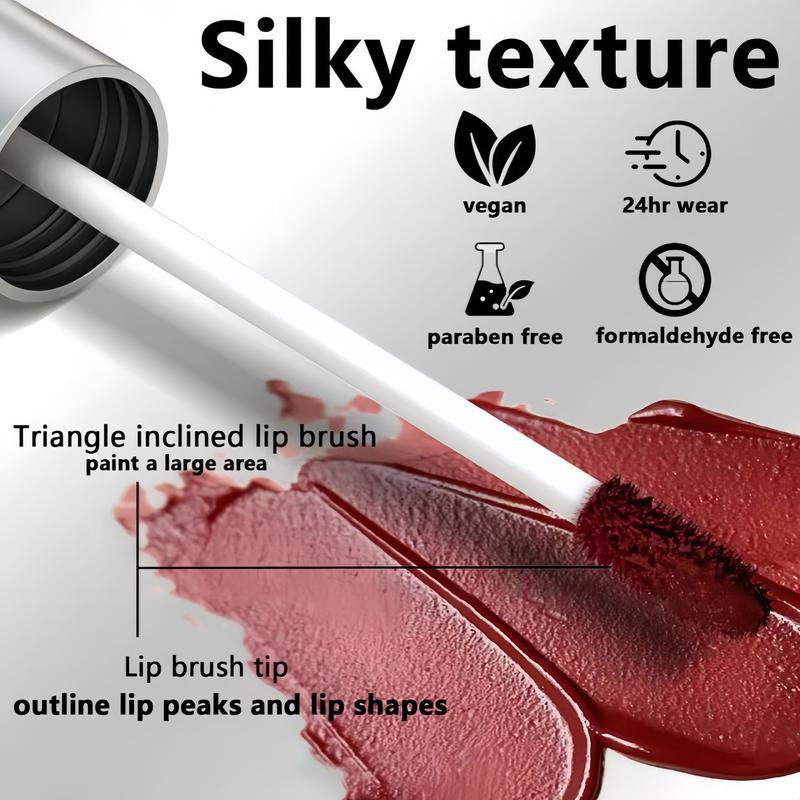 4Pcs Peel off Lip Liner Stain, Lip Gloss Lip Tint Set, Peel Off Nude Lipliner Makeup Velvet Matte Tattoo Peel Off Lip Liner Set Long-Lasting Waterproof Transfer-proof Brightening