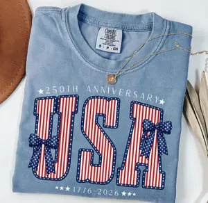 Comfort Colors  America 250th Anniversary Shirt, 1776–2026 Patriotic Tank Top, USA Semiquincentennial Tee, 4th of July Tee Unisex