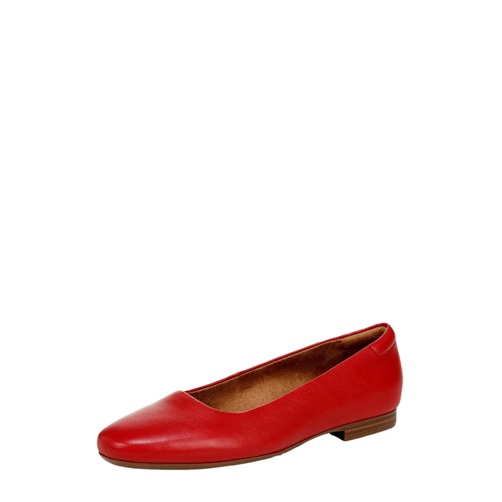 Naturalizer Kelly Ballet Flat Crimson Red Leather  J2991L1600 Women's