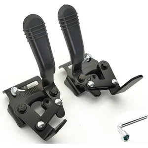 Blue Streak & Silver Sport 1 Wheelchair Brake - Universal K1 Brake, Replacement Parts with Tool & Hardware, STDS4S221L/R (1 Pr, Black)