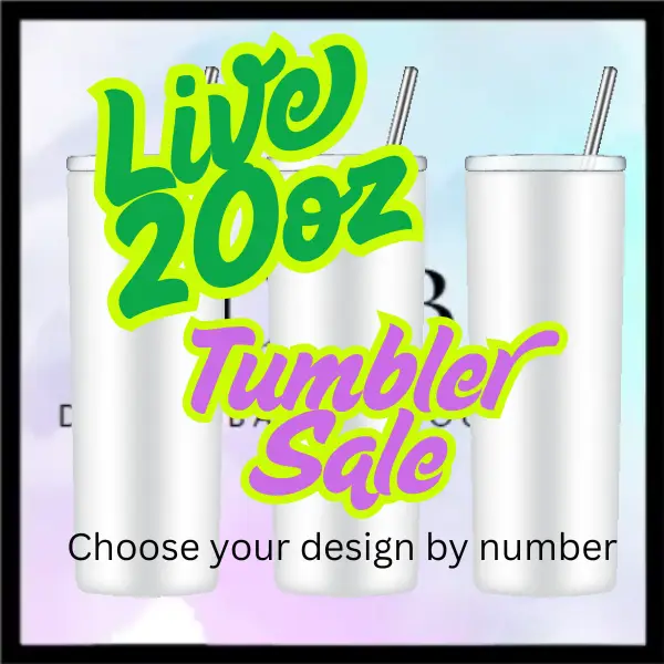 Flash Sale 20oz Skinny Tumbler With Lid, Straw & Rubber Bottom Designs - Choose...