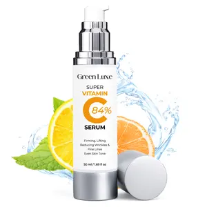 Super Vitamin C Serum, Anti-Aging, Firming, Lifting and Hydrating, for Mature Skin, Reduces Dark Spots, Improves Uneven Skin Tone, Reduces Wrinkles, Brightens Skin, 50ml Skincare Comfort Moisturizer Moisture