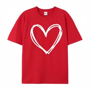 Love Heart Graphic Tee, Valentine's Day Shirt