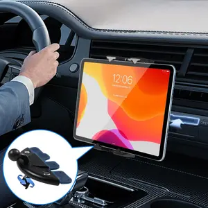 Car Slot Tablet Holder, Adjustable Thickness Car Phone Holder, Car Slot Tablet Mount, Compatible with 4.7-14 Inch Tablet Cell Phone, Car Cellphone Mount