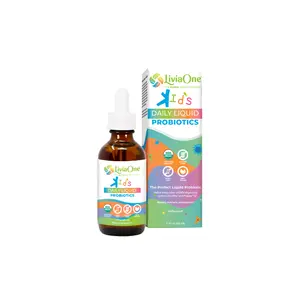 LiviaOne Kids Daily Liquid Probiotics - Dropper - 2 oz USDA Certified Organic